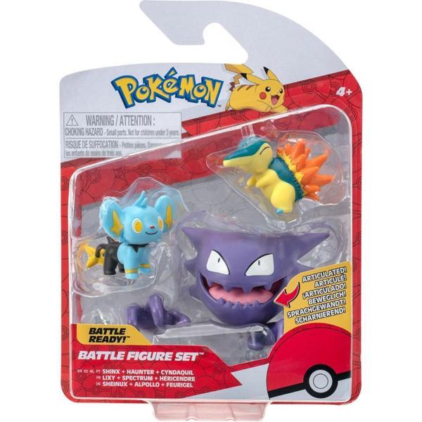 Pokemon Battle 3'lü Figür Seti PKW3045 Lisanslı Ürün - Image 1