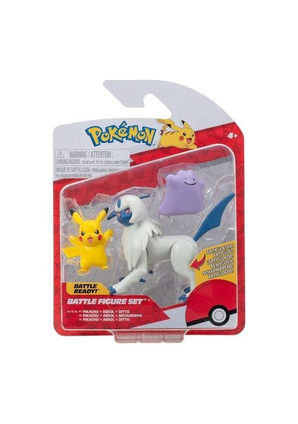 Pokemon Battle 3'lü Figür Seti PKW3044 Lisanslı Ürün - Image 1