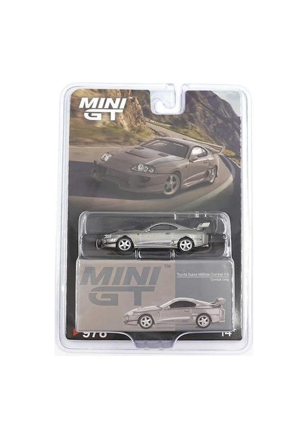 Mini GT 1/64 Toyota Supra Veilside Combat V-Iı Combat Grey - Image 1