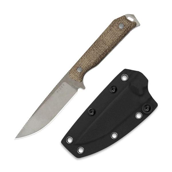 Begleiter Fix | 3V | Burlap Micarta | Hollow Grind | 1045MD1 - Image 1