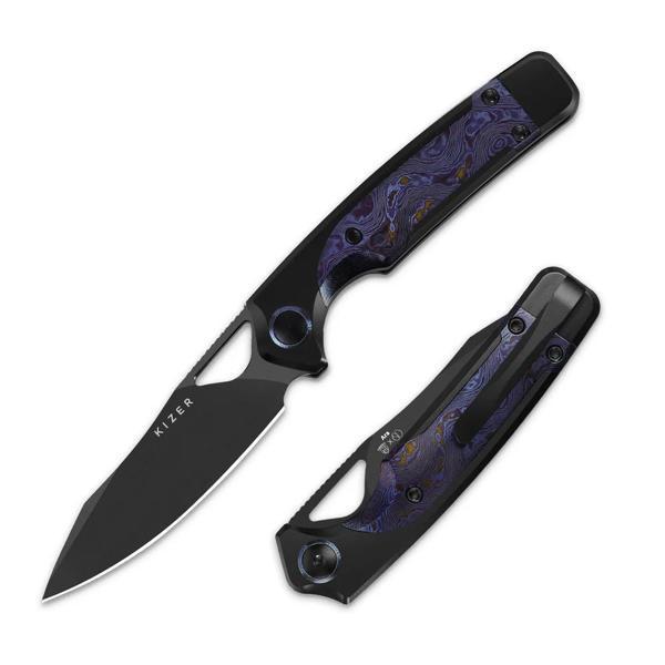 Ara | CPM CruWear | Titanium & Timascus | Ki3729A4 - Image 1