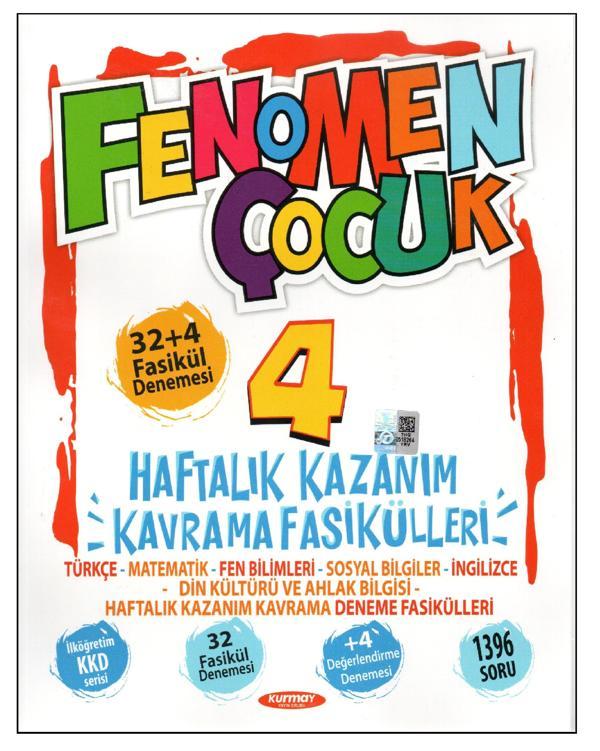 KURMAY 4. SINIF HAFTALIK KAZANIM KAVRAMA FASİKÜLLERİ (32+4) - Kurmay Yayınları - Image 1