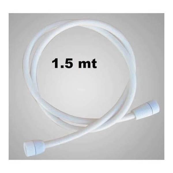 Şofben Plastik Duş Hortumu 1/2X1/2 150 cm - Image 1