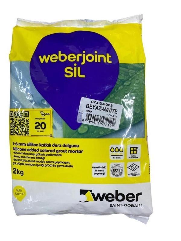 Weber Joint Sil 400 Beyaz Derz Dolgu 2 Kg - Image 1
