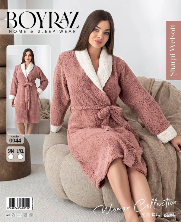 Boyraz 0044 Kadın Sharpi Welsolf Sabahlık - Image 1