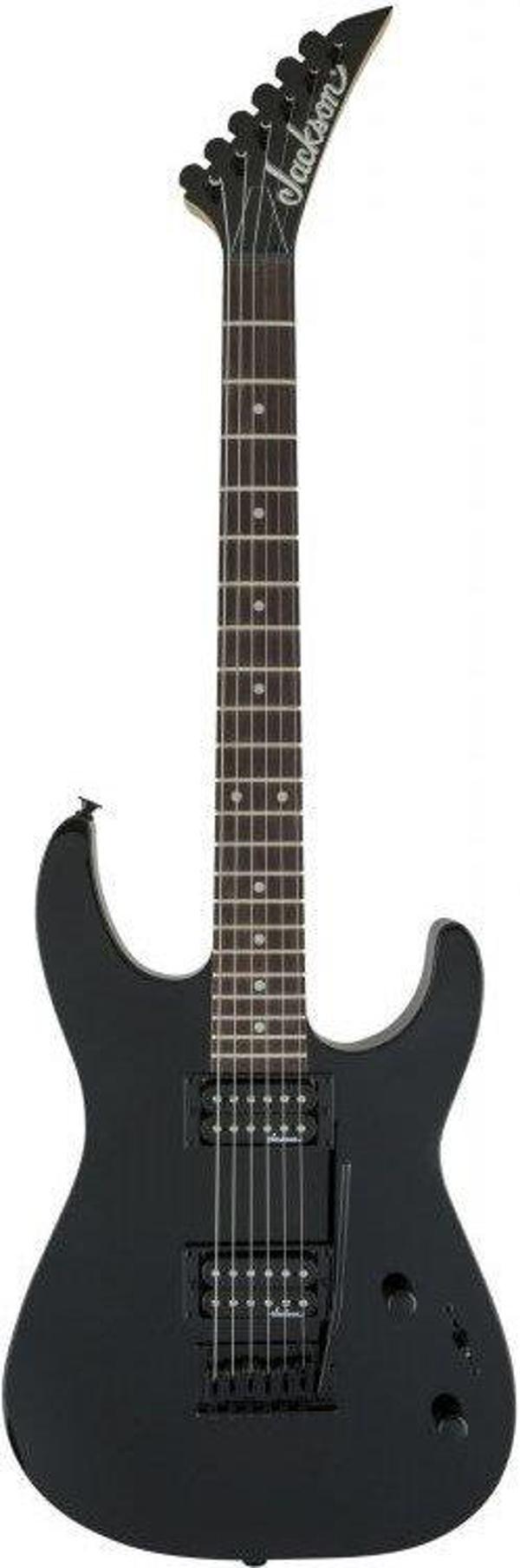 Jackson JS11 Elektro Gitar Dinky 2-Point Tremolo Amaranth Klavye Gloss Black - Image 1