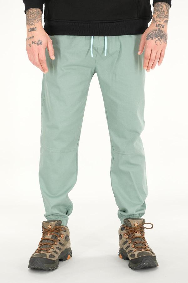 Erkek Jogger Pantolon Mint Rahat Kesim Lastikli Paça - Image 1