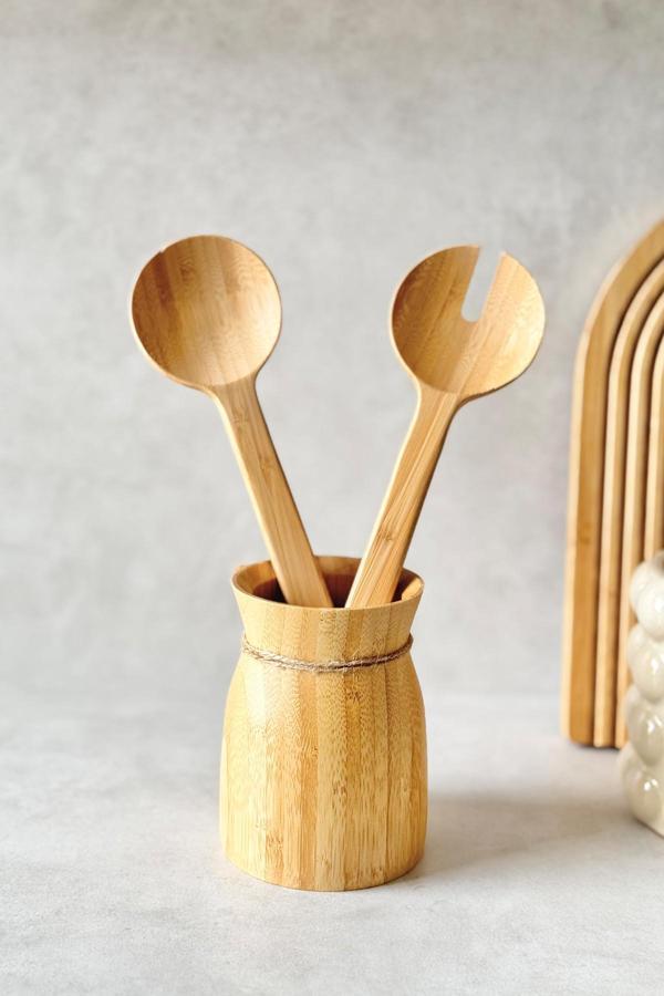 Dekorz Dükkan Bambu Kaşıklık - Image 1