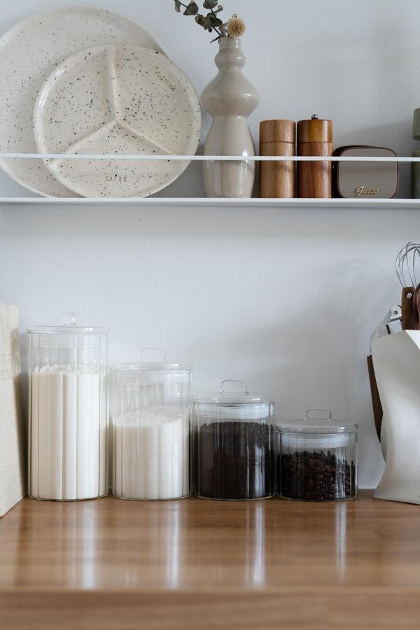 Dekorz Dükkan 4'Lü Borosilikat Cam - Vakum Kapaklı Kavanoz Seti - Image 1