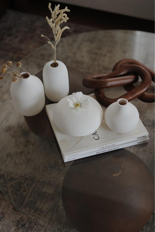 Dekorz Dükkan 4'Lü Seramik Dekoratif Vazo Seti - Image 1