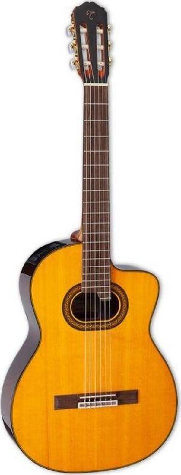 TAKAMINE GC6CE-NAT Elektro Klasik Gitar - Image 1