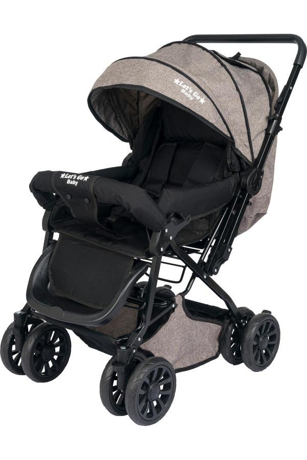 Let'S Go Baby Berre Çocuk Ergonomik Bej Bebek Arabası - Image 1