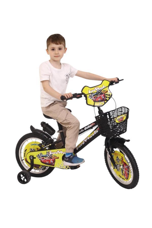Let'S Go Baby Lord Wheeels Sepetli Çocuk Bisikleti Sarı 16 Jant Bisiklet - Image 1