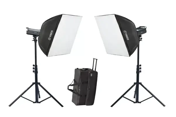 Visico Led-150ST 2’li Video Led Işık Seti (150W) - Image 1