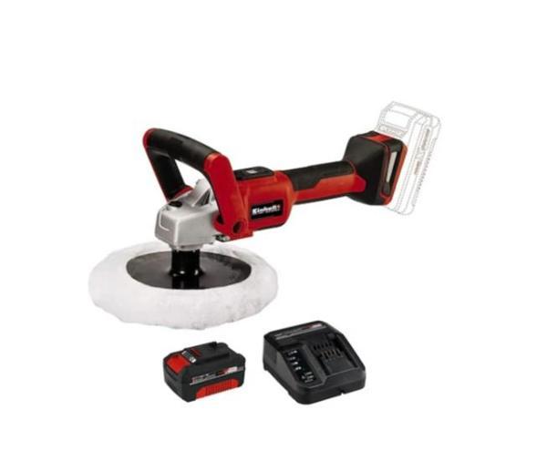 Einhell CE-CP 18/180 Li E-Tek Akülü 4 Ah Kömürsüz Akülü Polisaj ve Zımpara Makinesi - Image 1