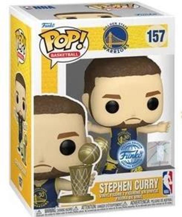 Funko Pop Basketball Golden State Warriors Stephen Curry 157 - Image 1