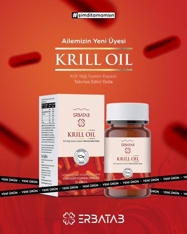 Erbatab Krill Oil 500 mg 30 Kapsül - Image 1