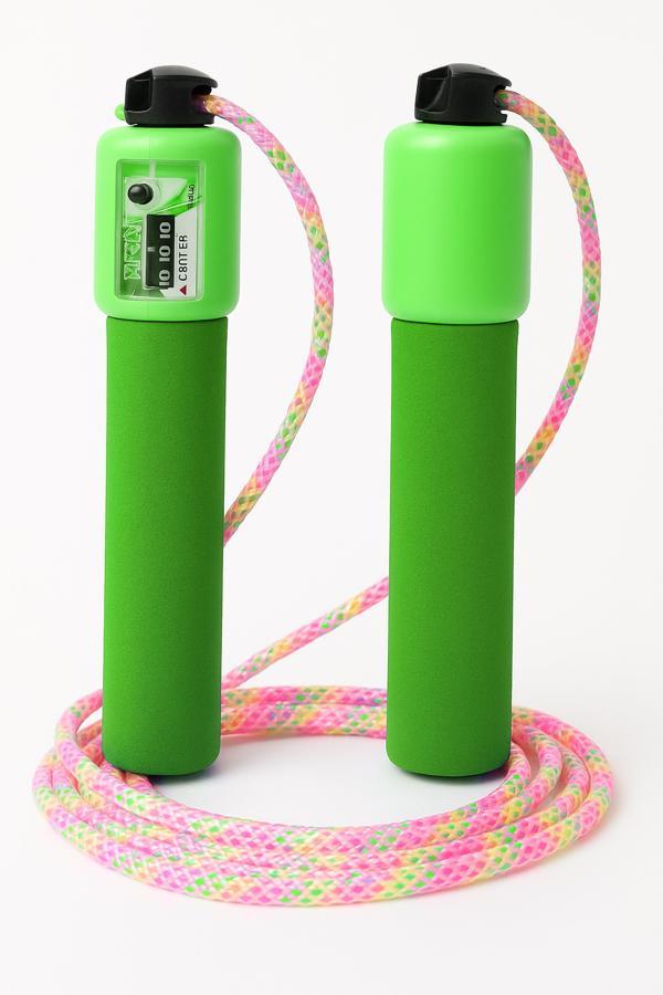 Sayaçlı Atlama İpi Uzunluk Ayarlanabilir Atlama Sekme İpi Jump Rope Şeffaf Simli İp K1567 - Image 1