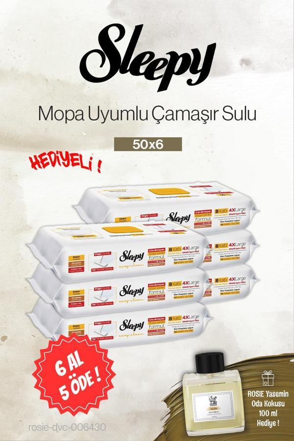Sleepy 50'li Arap Sabun Mopa Uyumlu 6 AL 5 ÖDE, Rosie Yasemin Oda Kokusu - Image 1