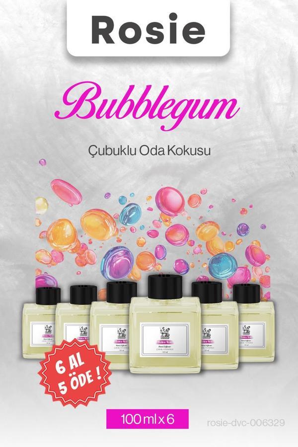 Bubblegum (sakız) 6 AL 5 ÖDE, Rosie Çubuklu Oda Kokusu 100 ml - Image 1