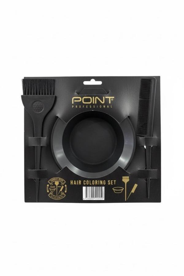 Point Boyama Seti Tas + Fırça + Tarak 3'lü Set - Image 1