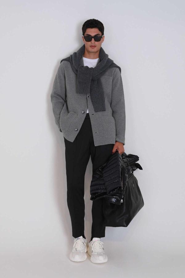 Shay Erkek Hırka Vizon - Image 1