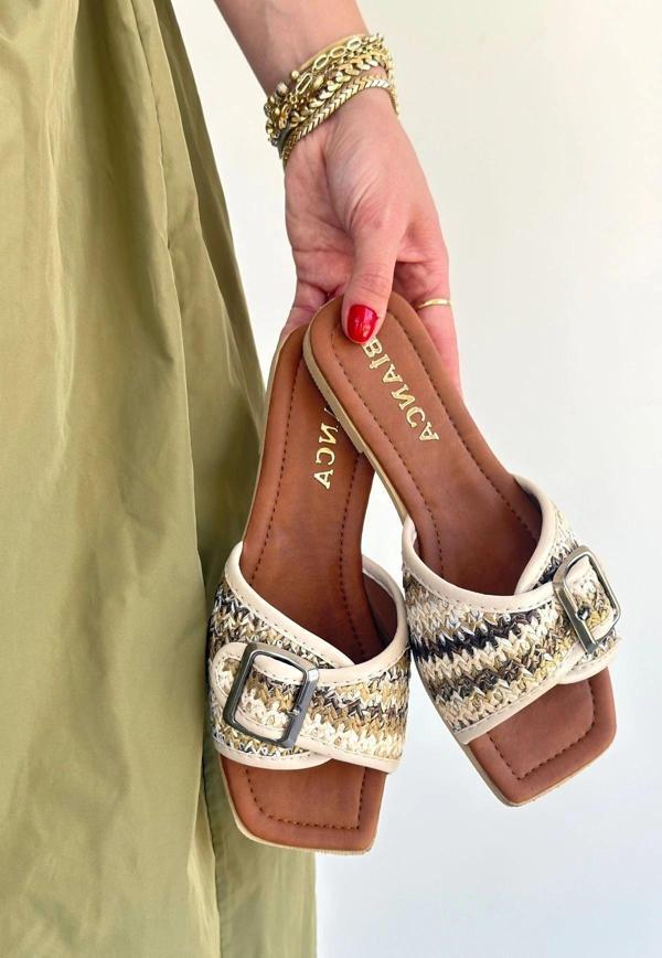 Revin Bej Cilt Terlik - Image 1