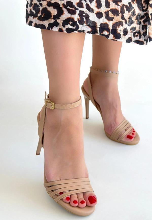 Coze Nude Topuklu Ayakkabı - Image 1