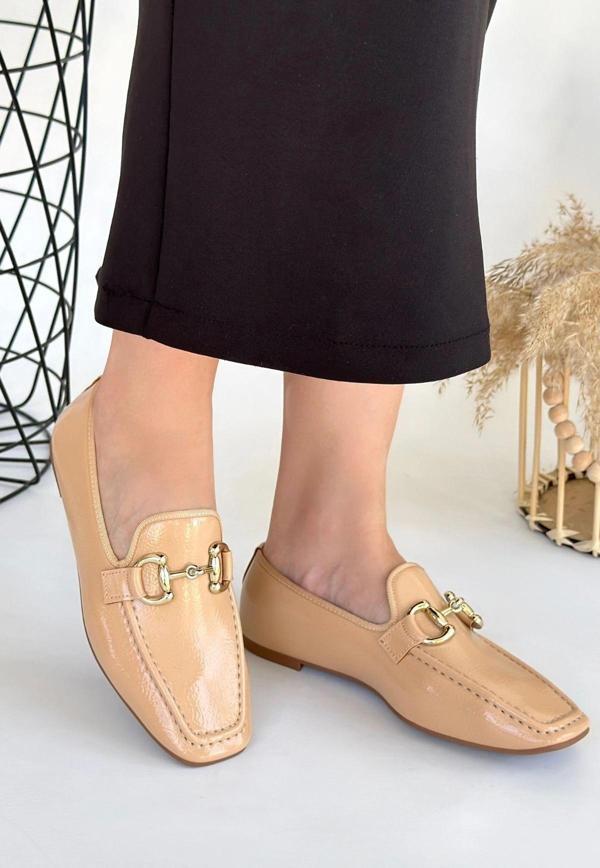 Guart Nude Rugan Babet Ayakkabı - Image 1