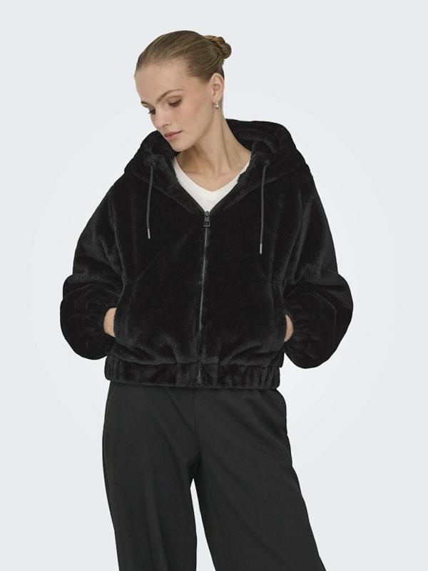 Only Jdy Yola Faux Fur Hood Kadın Ceket 15359329 - Image 1