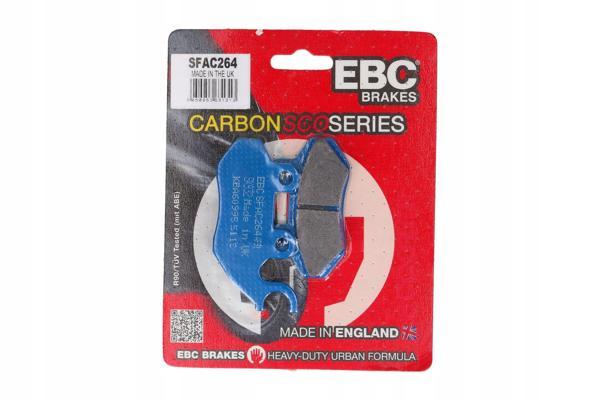 Ebc Sfac264 2008-2015 SYM Fiddle II 125 Uyumlu Ön Fren Balatası Karbon Balata - Image 1