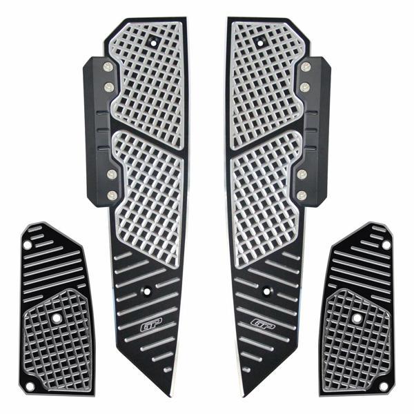 GP Kompozit 2018-2025 Honda Forza 250 Uyumlu Basamak Alüminyum Gri - Image 1