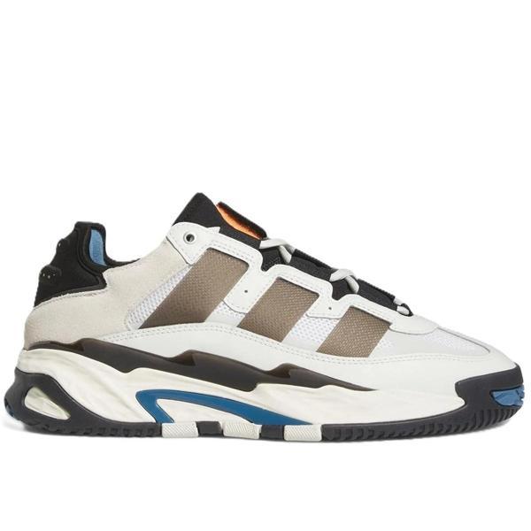 Adidas Niteball Leather Unisex Shoes Grey Hakiki Deri Unisex Günlük Spor Ayakkabısı Gri - Image 1