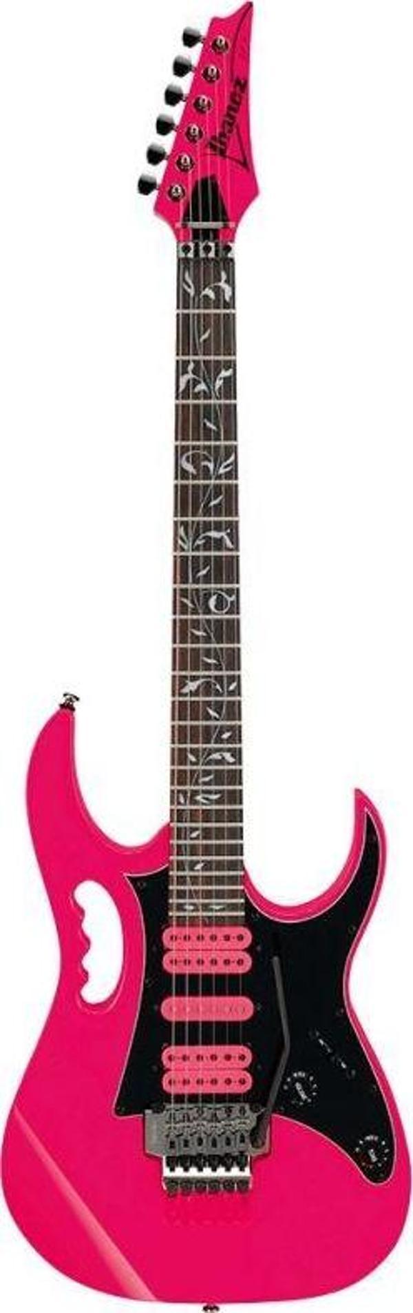 IBANEZ JEMJRSP-PK Junior Steve Vai İmza Modeli Pembe Elektro Gitar - Image 1