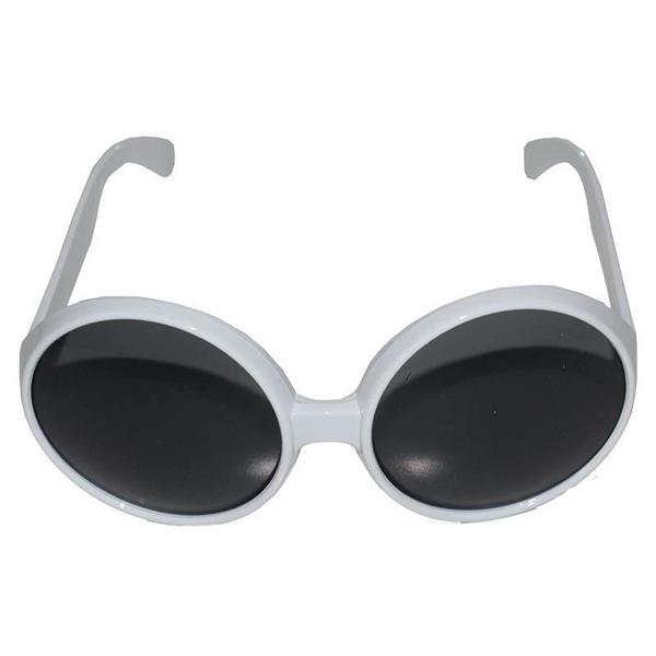 80 li Yıllar Beyaz Renk Nostalji Yeşilçam Parti Gözlüğü (5365) - Image 1