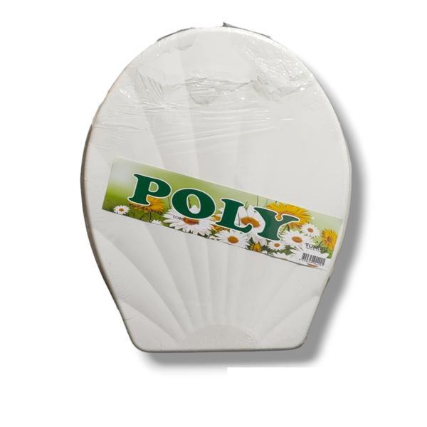 BEYAZ SERT KLOZET KAPAK BÜYÜK 36.5 x 42.5 cm (5365) - Image 1