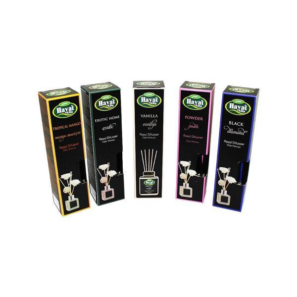 HAYAT ALFA KARE 100ML BAMBU ÇUBUKLU MİX ORTAM ODA KOKUSU (5365) - Image 1