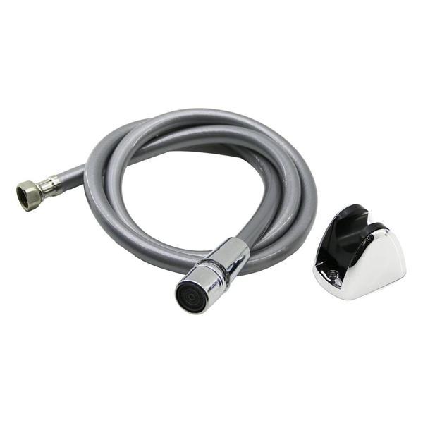 GRİ PLASTİK PERLATÖRLÜ TAHARATMATİK HORTUM  120CM (5365) - Image 1