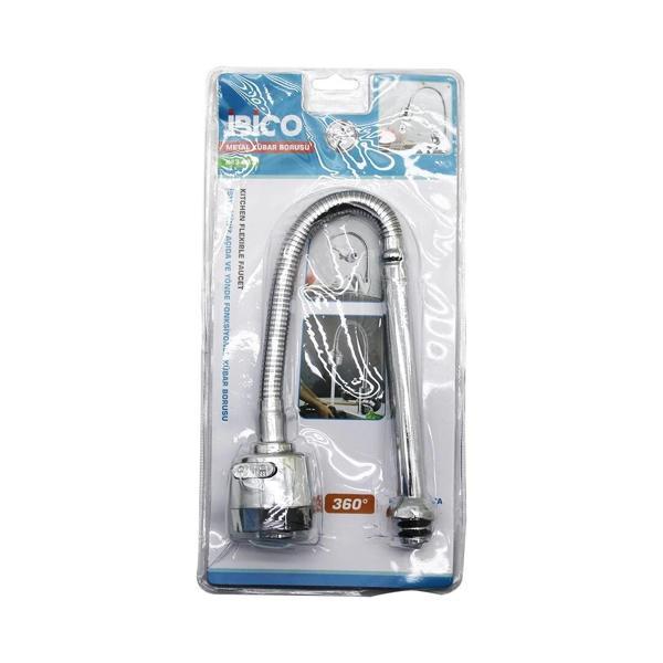 METAL  KUBAR - BATARYA BORUSU  KROM TOPAÇ BAŞLIK= KADEMELİ   360 DERECE YAYLI   ANTİ TWİST  VAKUMLU  - Image 1