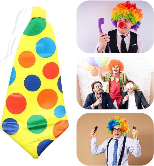 Palyaço Kravatı Lastikli Geniş Kesim 17x37 cm (5365) - Image 1