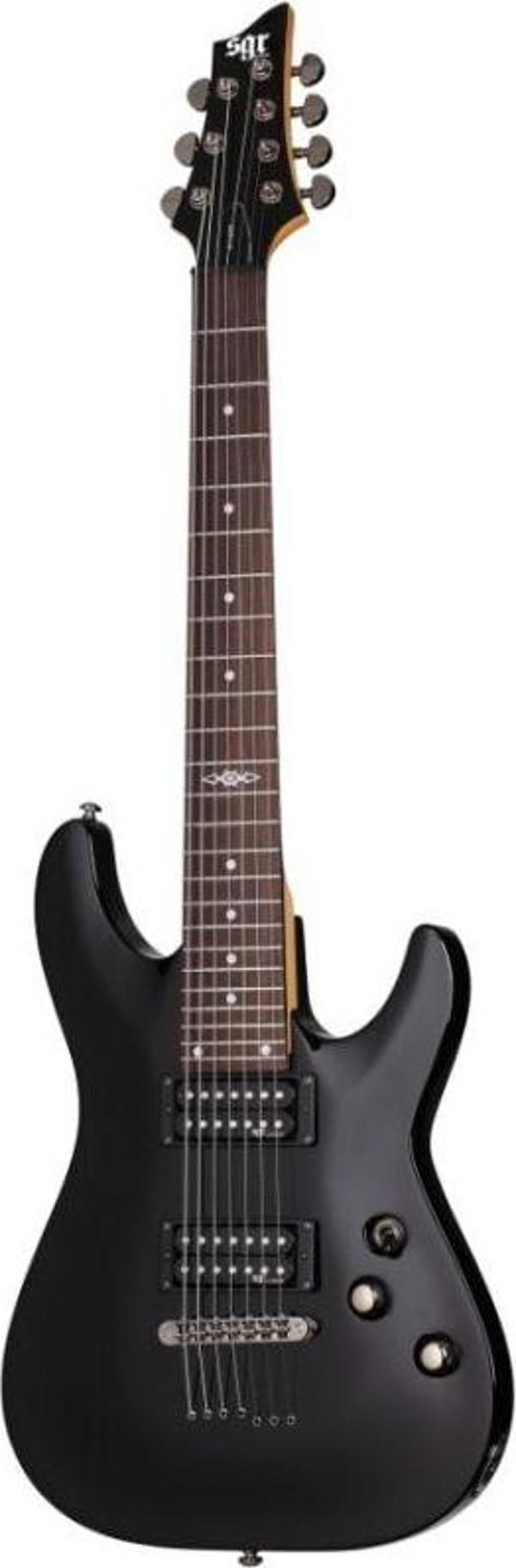Schecter SGR C-7 Elektro Gitar (Gloss Black) - Image 1