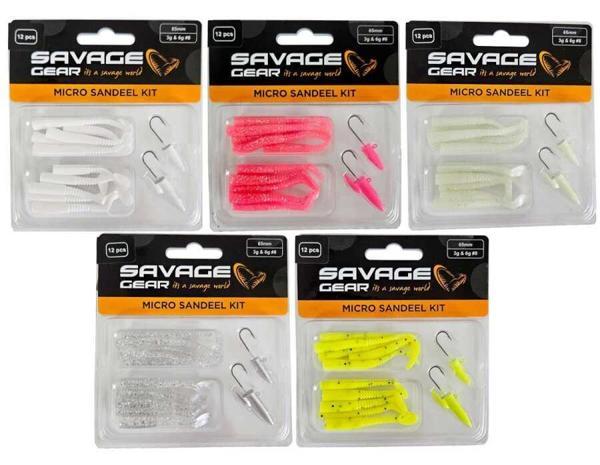 Savage Gear Lrf Micro Sandeel 12 Adet(1+1.5+5) Balık White - Image 1