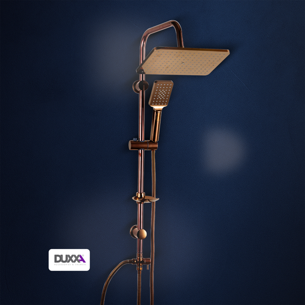 Duxxa Mirage 400 Tepe Duş Seti Rose Gold D.132.4.R - Image 1