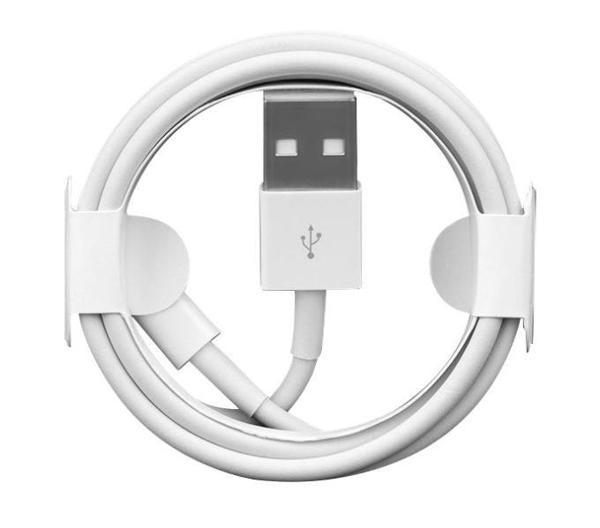PDAteknoloji Lightning ile Uyumlu Kutusuz Kablo 1m Beyaz - Image 1
