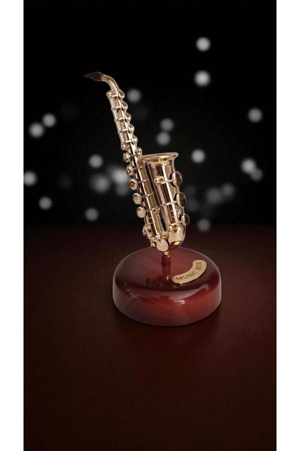 Famemus Accessory Çok Şık Hediyelik Masa Üzeri Müzik Kutusu - Image 1