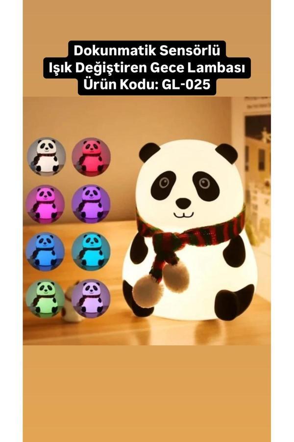 Famemus Accessory Sensörlü Işık Değiştiren Panda Gece Lambası Hediyelik Ürün - Image 1