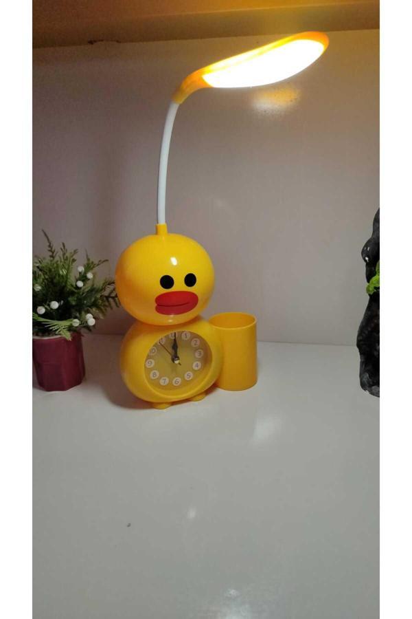 Famemus Accessory Ördek Şeklinde Hem Gece Lambası Hem Çalarsaat Hemde Kalemlik Lamba Dahil Boyut 40Cm - Image 1