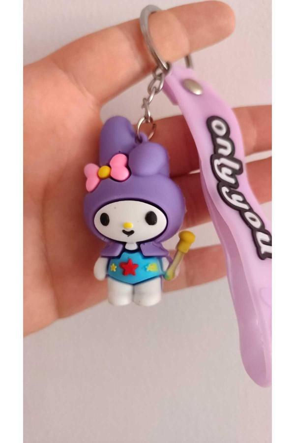 Famemus Accessory Kuromi Silikon Anahtarlık Çanta Aksesuar - Image 1