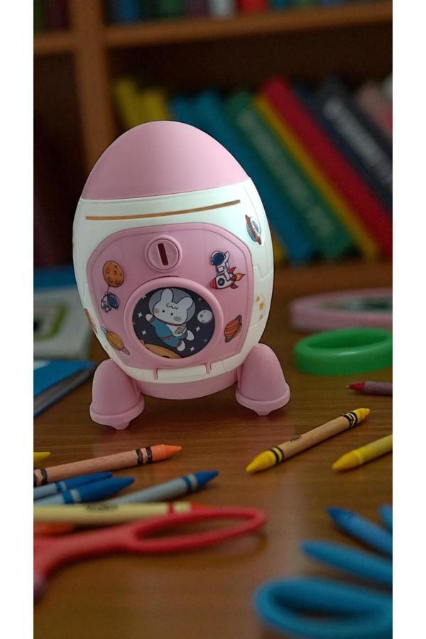 Famemus Accessory Roket Şeklinde Kilitli Kumbara 20 Cm - Image 1