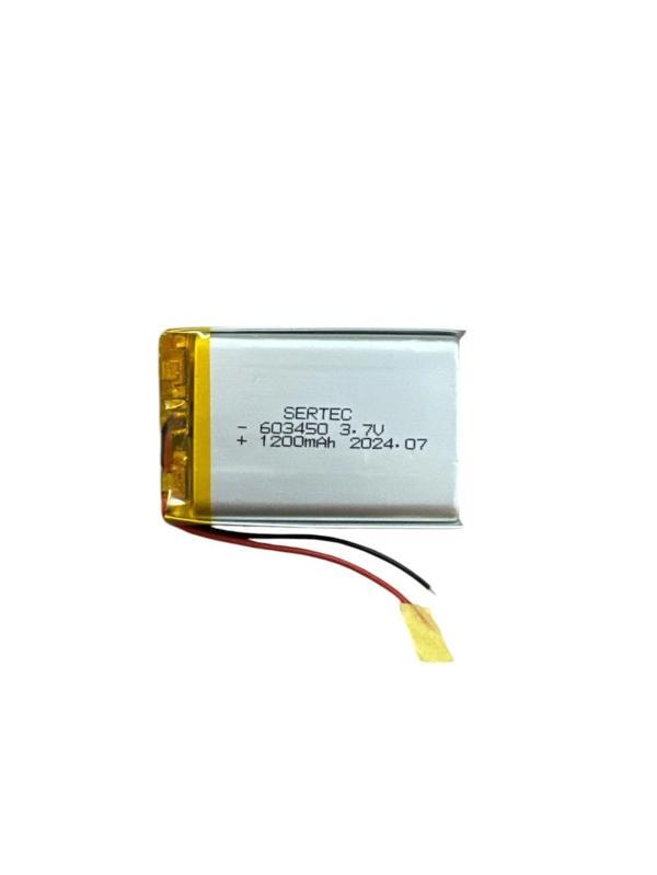 603450 3.7V 1200 MAh Li-Polymer Pil (Devreli/1.5A) - Image 1